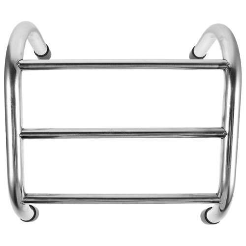 Stainless steel salon footrest - stainless,