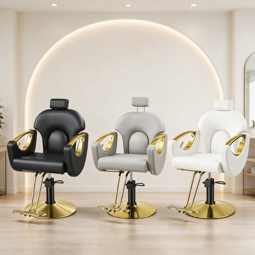 Barber chair hairdressing - chair,