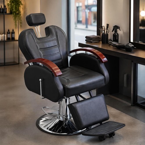 Reclining barber chair salon - reclining,