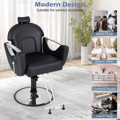 Barber chair reclining - barber, salon