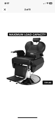 Heavy duty reclining - duty, barber