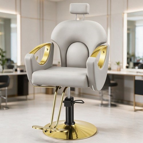 Reclining salon barber chair - reclining,