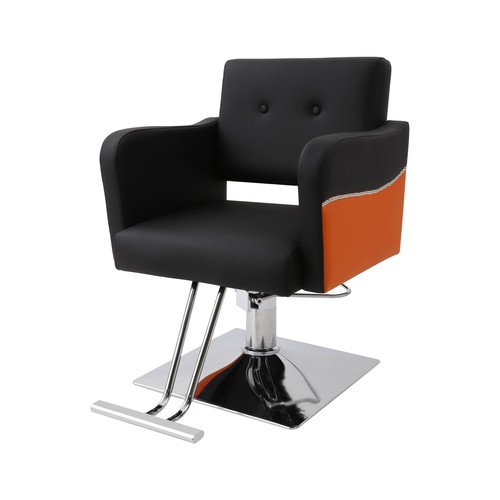 Black barber chair adjustable - barber,