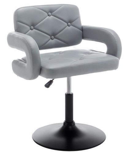 Grey quilted leather style tub - grey,