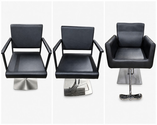 Hydraulic barber salon - 3x,