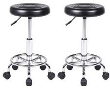 2 Black Salon Chairs Beauty