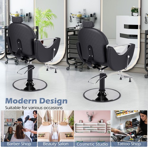 Barber chair reclining - chair, salon