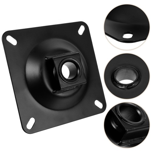 Sturdy black iron swivel base - swivel,