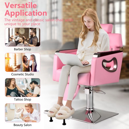 Styling salon chair - chair, adjustable