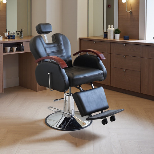 Reclining barber chair - chair, salon