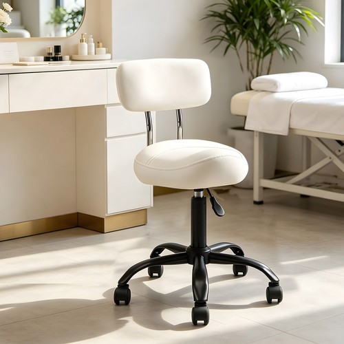 Adjustable swivel salon stool - adjustable,