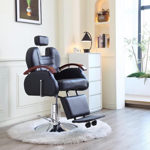 Reclining barber chair - barber, salon